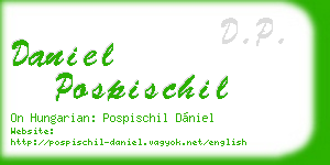 daniel pospischil business card